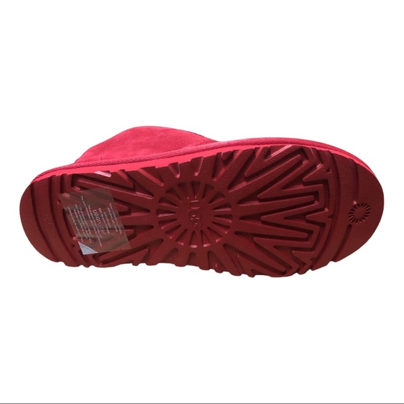 Men’s UGG Nuemel winter red  boot - Picture 3 of 4